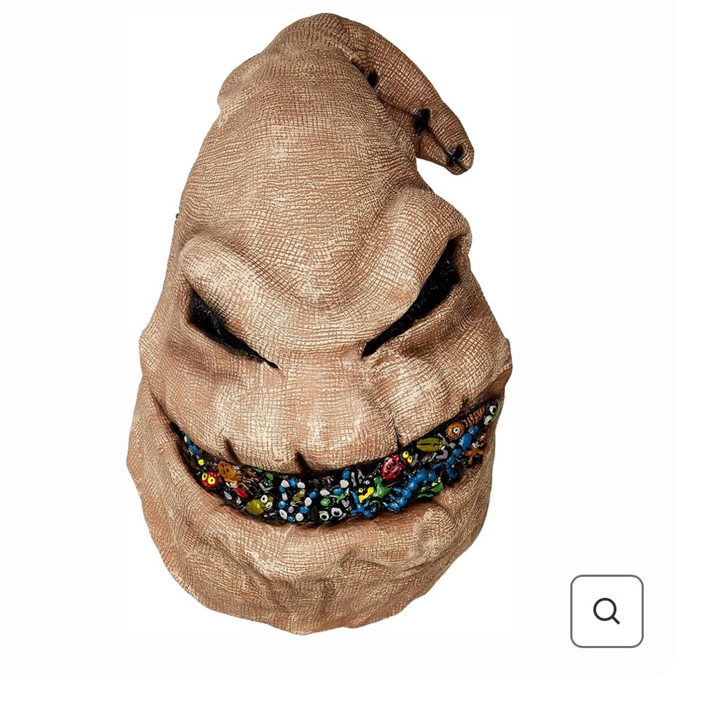 Nightmare Before Christmas Oogie Boogie Adult Vinyl Costume Mask | One Size